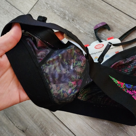 Floral Semi Sheer Bralette - Picture 10 of 16